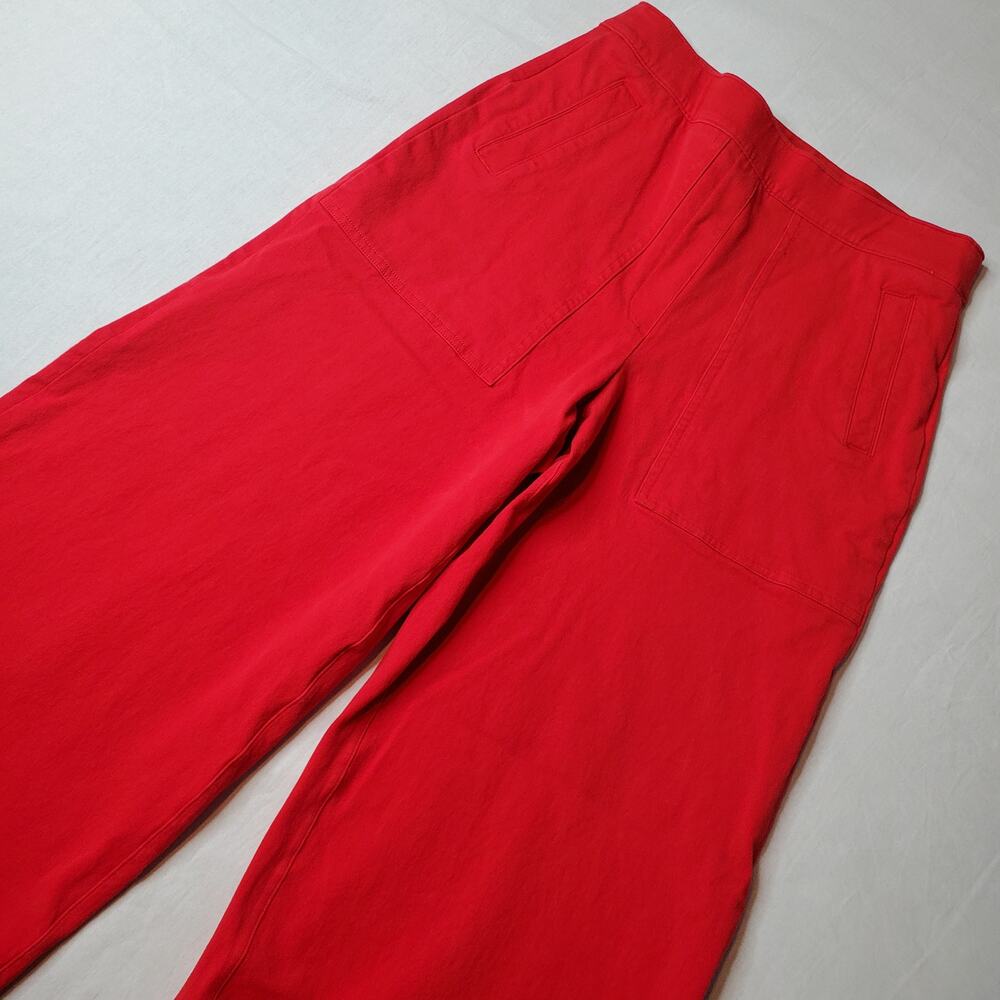 Spanx Women's Size MT On-the-Go Wide Leg Pant Red 20477
